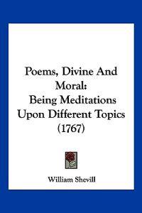 Bokomslag for "Poems, Divine And Moral"
