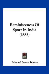 Reminiscences Of Sport In India (1885)