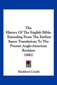 The History Of The English Bible