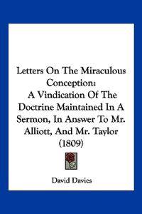 Bokomslag for "Letters On The Miraculous Conception"