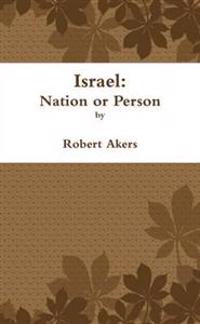 Israel: Nation or Person