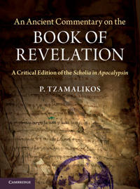 Kirjan kansi "An Ancient Commentary on the Book of Revelation"