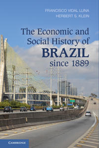 Kirjan kansi "The Economic and Social History of Brazil since 1889"