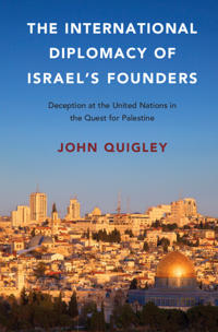 Kirjan kansi "The International Diplomacy of Israel's Founders"