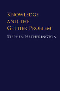 Kirjan kansi "Knowledge and the Gettier Problem"