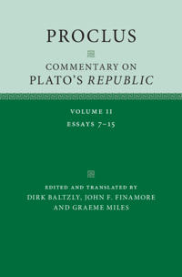 Kirjan kansi "Proclus: Commentary on Plato's 'Republic'"
