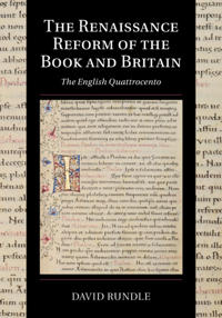 Bokomslag för "The Renaissance Reform of the Book and Britain"