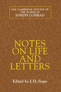 The Cambridge Edition of the Works of Joseph Conrad