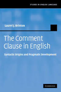 Bokomslag för "The Comment Clause in English"