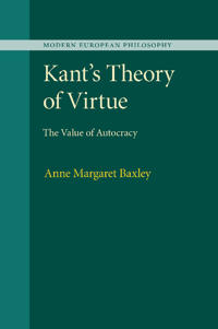 Bokomslag för "Kant's Theory of Virtue"
