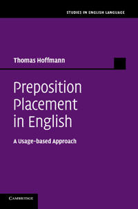 Bokomslag för "Preposition Placement in English"
