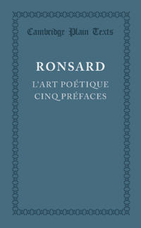 L'art poétique cinq prefaces