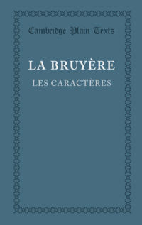 Les caractères ou les moeurs de ce siècle
