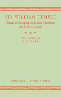 Observations upon the United Provinces of the Netherlands