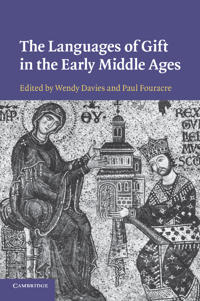 Kirjan kansi "The Languages of Gift in the Early Middle Ages"