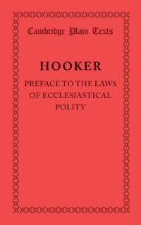 Preface to the Laws of Ecclesiastical Polity