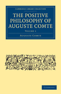 Bokomslag for "The Positive Philosophy of Auguste Comte"