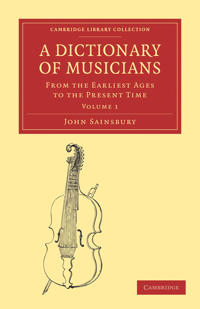 Bokomslag för "A Dictionary of Musicians, from the Earliest Ages to the Present Time"