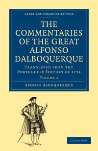 Kirjan kansi "The Commentaries of the Great Afonso Dalboquerque, Second Viceroy of India"