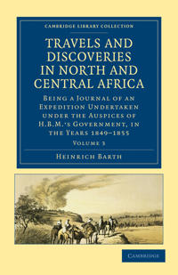 Kirjan kansi "Travels and Discoveries in North and Central Africa"