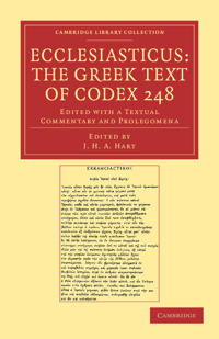 Ecclesiasticus: The Greek Text of Codex 248