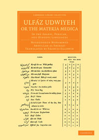 Ulfáz Udwiyeh, or the Materia Medica