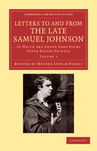 Bokomslag för "Letters to and from the Late Samuel Johnson, Ll.D."