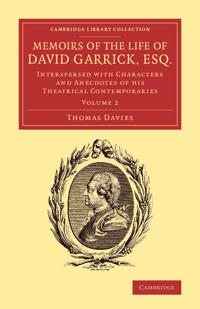 Bokomslag for "Memoirs of the Life of David Garrick, Esq."