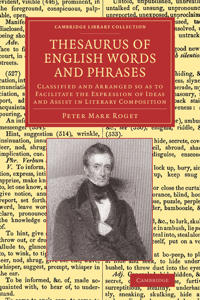 Bokomslag för "Thesaurus of English Words and Phrases"