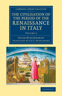 Bokomslag för "The Civilisation of the Period of the Renaissance in Italy"