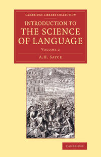 Bokomslag för "INTRODUCTION TO THE SCIENCE OF LANGUAGE"