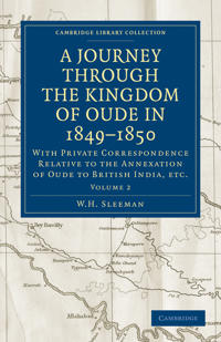 Kirjan kansi "A Journey Through the Kingdom of Oude in 1849–1850"
