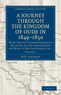 Kirjan kansi "A Journey Through the Kingdom of Oude in 1849–1850"