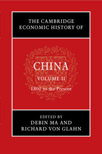 Kirjan kansi "The Cambridge Economic History of China"