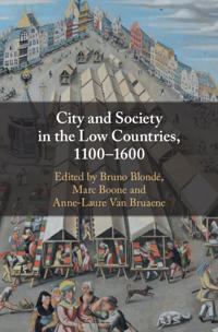 Kirjan kansi "City and Society in the Low Countries, 1100–1600"