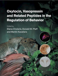 Bokomslag för "Oxytocin, Vasopressin and Related Peptides in the Regulation of Behavior"
