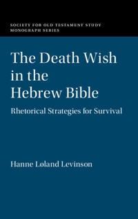 Bokomslag för "The Death Wish in the Hebrew Bible"