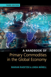 Kirjan kansi "A Handbook of Primary Commodities in the Global Economy"