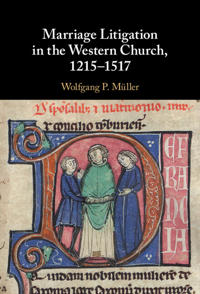 Kirjan kansi "Marriage Litigation in the Western Church, 1215–1517"