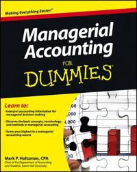 Kirjan kansi "Managerial Accounting For Dummies"