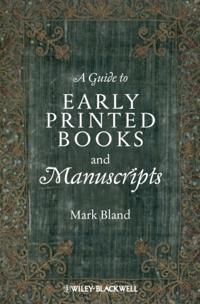 Guide to Early Printed Books and Manuscripts