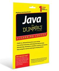 Java for Dummies Elearning Course Access Code Card