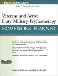 Veterans and Active Duty Military Psychotherapy Homework Planner, (with Download)