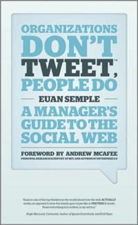 Organizations Don't Tweet, People Do