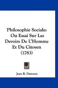 Philosophie Sociale