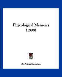 Phycological Memoirs (1898)