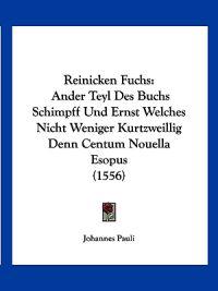 Pauli, J: Reinicken Fuchs