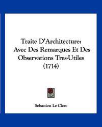 Traite D'Architecture