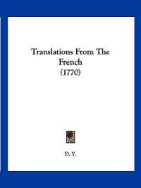 Translations From The French (1770)