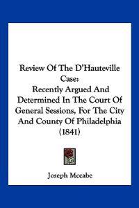 Review Of The D'Hauteville Case